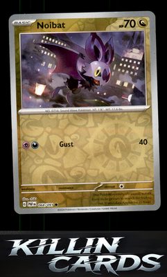 Reverse Holofoil Noibat - 068/091 068/091 Pokemon Common SV: Paldean Fates Card