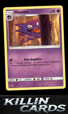 Haunter 37/111 Pokemon Uncommon SM - Crimson Invasion Card LP