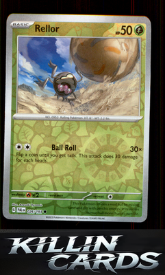 Reverse Holofoil Rellor - 026/193 026/193 Pokemon Common SV02: Paldea Evolved Ca