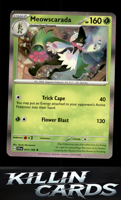 Meowscarada - 015/198 015/198 Pokemon Rare SV01: Scarlet & Violet Base Set Card
