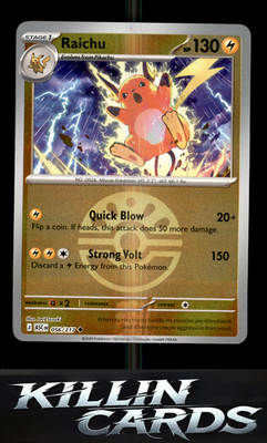 Reverse Holofoil Raichu (Friend Ball) 056/217 Pokemon Uncommon ME: Ascended Hero