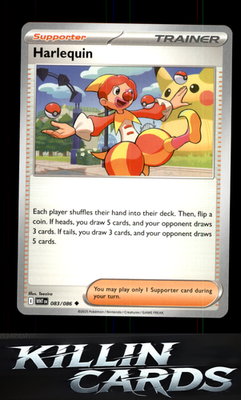 Harlequin 083/086 Pokemon Uncommon SV: White Flare Card NM