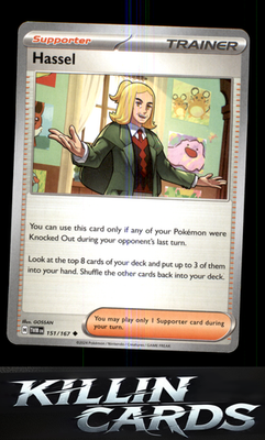 Hassel - 151/167 151/167 Pokemon Uncommon SV06: Twilight Masquerade Card NM