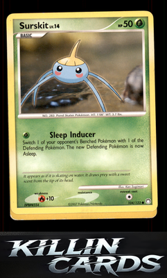 Surskit 104/123 Pokemon Common Mysterious Treasures Card NM