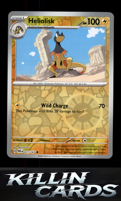 Reverse Holofoil Heliolisk - 071/167 071/167 Pokemon Common SV06: Twilight Masqu