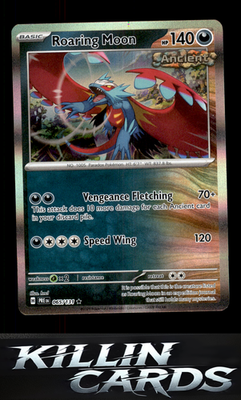 Roaring Moon 065/131 Pokemon Rare SV: Prismatic Evolutions Card NM