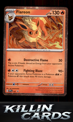Flareon - 167 (Cosmos Holo) 167 Pokemon Promo SV: Scarlet & Violet Promo Cards C