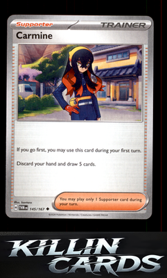 Carmine - 145/167 145/167 Pokemon Uncommon SV06: Twilight Masquerade Card NM