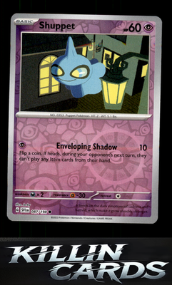 Reverse Holofoil Shuppet 087/198 Pokemon Common SV01: Scarlet & Violet Base Set