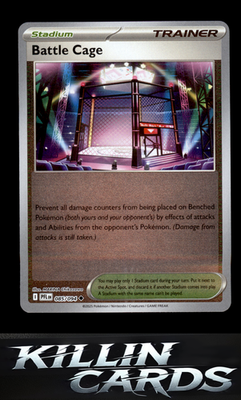 Reverse Holofoil Battle Cage - 085/094 085/094 Pokemon Uncommon ME02: Phantasmal