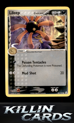 Lileep (Delta Species) 68/110 Pokemon Common EX Holon Phantoms Card NM