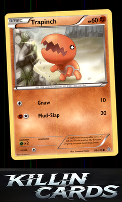 Trapinch 82/160 Pokemon Common XY - Primal Clash Card NM