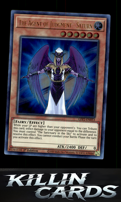 1st Edition The Agent of Judgment - Saturn GFP2-EN053 YuGiOh Ultra Rare Ghosts F