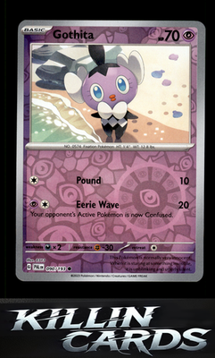 Reverse Holofoil Gothita 090/193 Pokemon Common SV02: Paldea Evolved Card NM