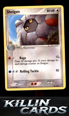 Shelgon 39/108 Pokemon Uncommon Power Keepers Card LP