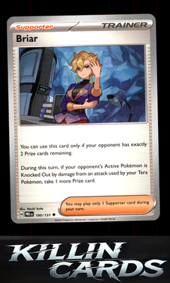 Briar 100/131 Pokemon Uncommon SV: Prismatic Evolutions Card NM