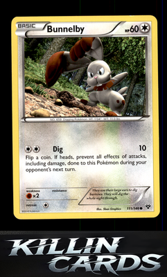 Bunnelby 111/146 Pokemon Common XY Base Set Card NM