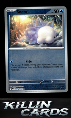 Reverse Holofoil Snom 042/132 Pokemon Common ME01: Mega Evolution Card NM
