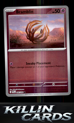 Reverse Holofoil Bramblin 046/094 Pokemon Common ME02: Phantasmal Flames Card NM