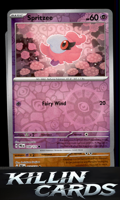 Reverse Holofoil Spritzee 038/131 Pokemon Common SV: Prismatic Evolutions Card N