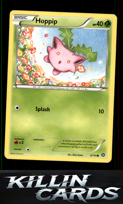Hoppip 3/114 Pokemon Common XY - Steam Siege Card MP
