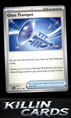 Glass Trumpet - 189/217 189/217 Pokemon Common ME: Ascended Heroes Card NM