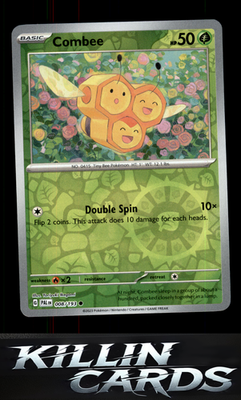 Reverse Holofoil Combee 008/193 Pokemon Common SV02: Paldea Evolved Card NM