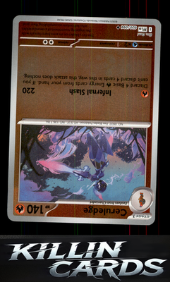 Reverse Holofoil Ceruledge 020/094 Pokemon Uncommon ME02: Phantasmal Flames Card