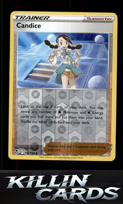Reverse Holofoil Candice 152/195 Pokemon Uncommon SWSH12: Silver Tempest Card NM