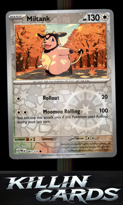 Reverse Holofoil Miltank 081/131 Pokemon Common SV: Prismatic Evolutions Card NM