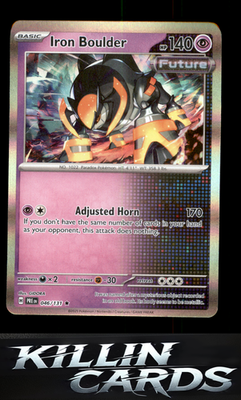 Iron Boulder 046/131 Pokemon Rare SV: Prismatic Evolutions Card NM