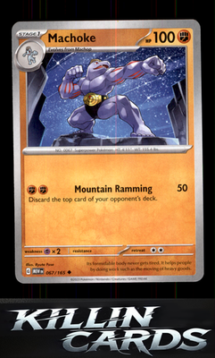 Machoke - 067/165 067/165 Pokemon Uncommon SV: Scarlet & Violet 151 Card NM