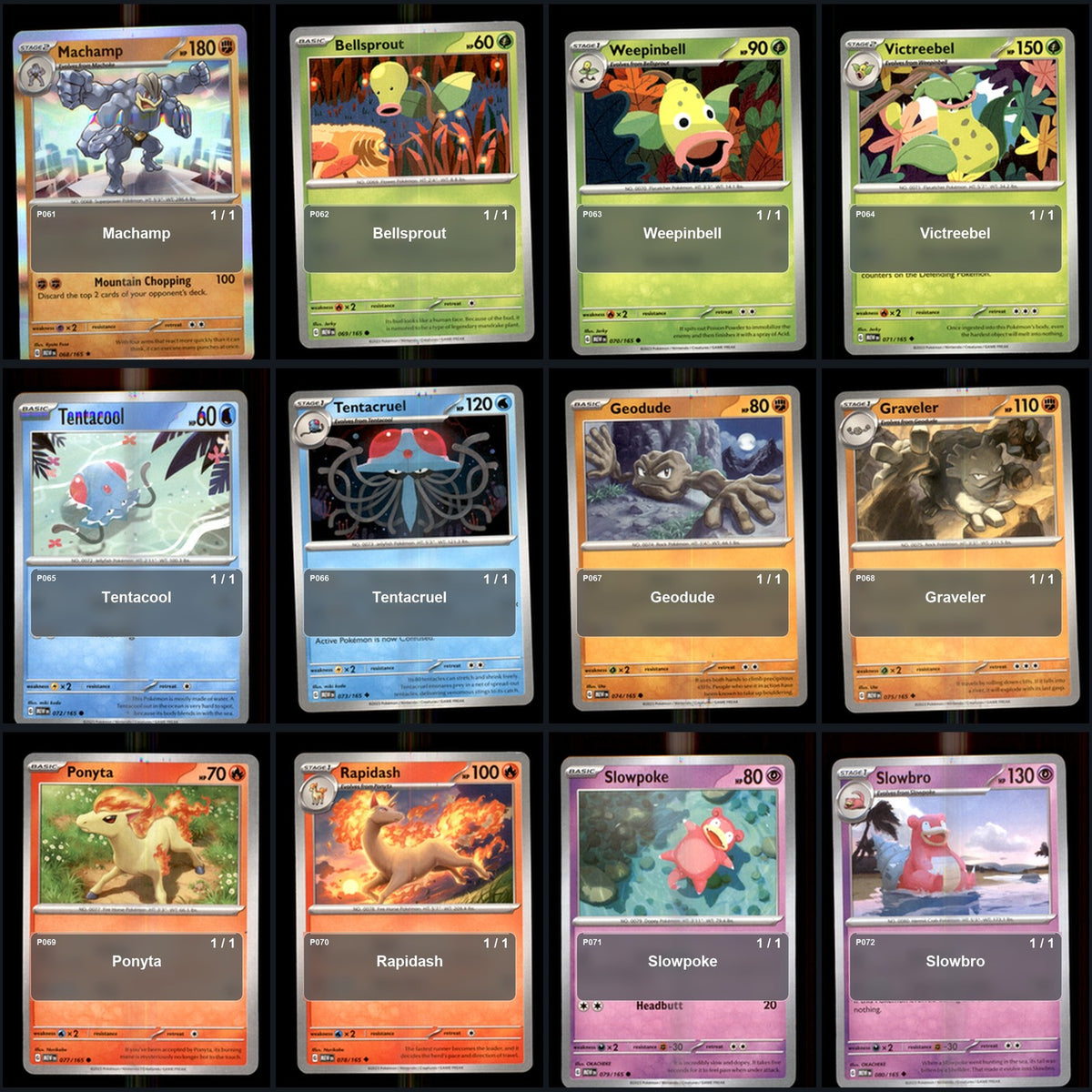 Pokemon TCG SV: Scarlet & Violet 151 C/UC/R Standard Set 151 Cards