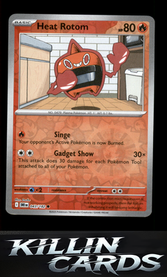 Heat Rotom 043/182 Pokemon Common SV10: Destined Rivals Card NM
