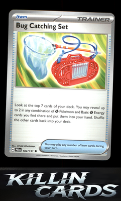 Bug Catching Set 102/131 Pokemon Uncommon SV: Prismatic Evolutions Card NM