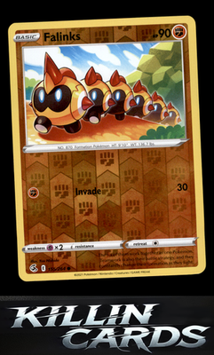 Reverse Holofoil Falinks (155) 155/264 Pokemon Common SWSH08: Fusion Strike Card
