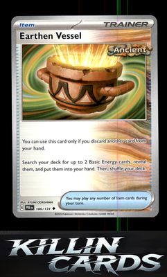 Earthen Vessel 106/131 Pokemon Uncommon SV: Prismatic Evolutions Card NM