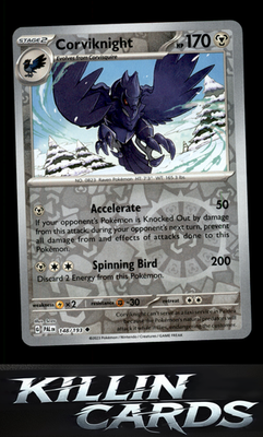 Reverse Holofoil Corviknight 148/193 Pokemon Uncommon SV02: Paldea Evolved Card