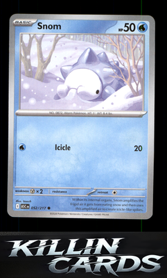 Snom 052/217 Pokemon Common ME: Ascended Heroes Card NM