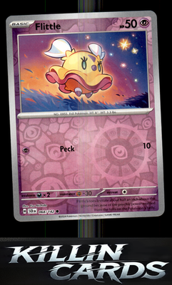 Reverse Holofoil Flittle 068/142 Pokemon Common SV07: Stellar Crown Card NM