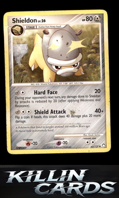 Shieldon 63/123 Pokemon Uncommon Mysterious Treasures Card MP