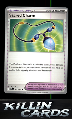Sacred Charm - 093/094 093/094 Pokemon Uncommon ME02: Phantasmal Flames Card NM