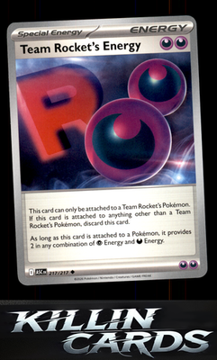 Team Rocket's Energy 217/217 Pokemon Uncommon ME: Ascended Heroes Card NM