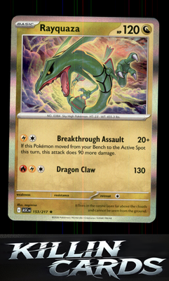 Rayquaza 153/217 Pokemon Rare ME: Ascended Heroes Card NM