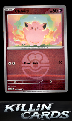 Reverse Holofoil Clefairy (Love Ball) 074/217 Pokemon Common ME: Ascended Heroes