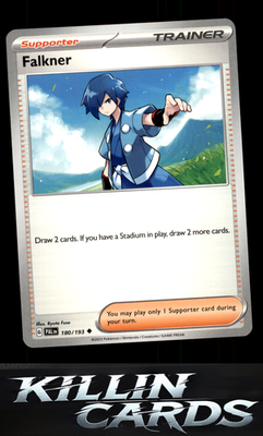 Falkner - 180/193 180/193 Pokemon Uncommon SV02: Paldea Evolved Card NM
