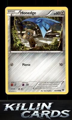 Honedge 83/146 Pokemon Common XY Base Set Card LP
