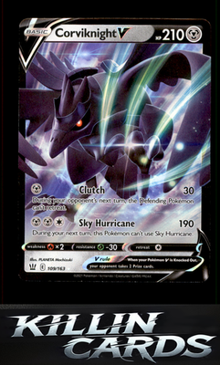 Corviknight V 109/163 Pokemon Ultra Rare SWSH05: Battle Styles Card NM