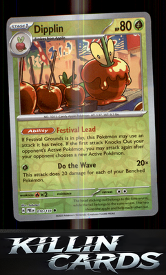 Reverse Holofoil Dipplin 010/131 Pokemon Uncommon SV: Prismatic Evolutions Card