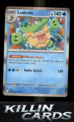 Ludicolo 037/159 Pokemon Rare SV09: Journey Together Card NM
